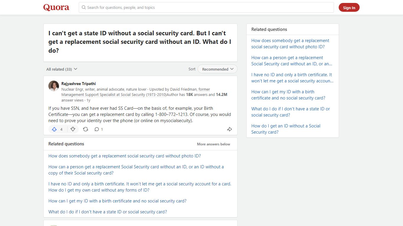 I can't get a state ID without a social security card. But I ... - Quora